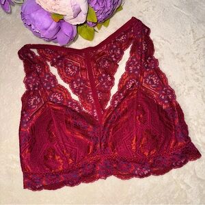 NEW Gilligan & O’Malley Burgundy Lace Bralette
